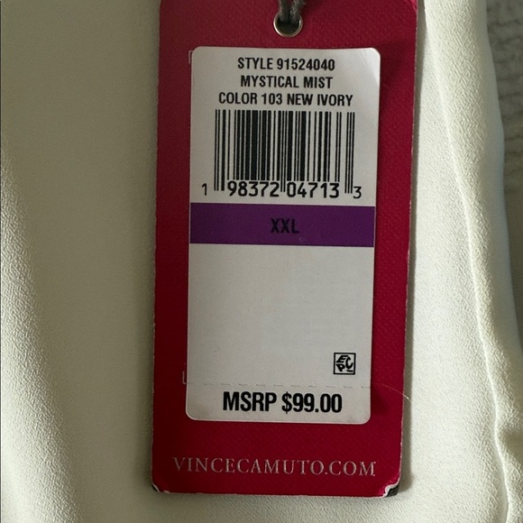 Vince Camuto Ivory Studded Blouse - Picture 7 of 9